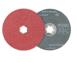 (pack Of 25) Cc-Fs125 Co-Cool 24grit Combiclick Fibre Sanding Discs