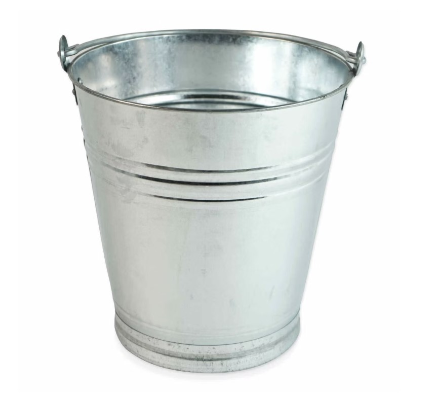 12 Litre Galvanised Steel Bucket