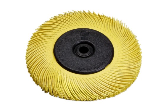 152x12.7x25.4mm P120 A1 Tyrolit Sunburst White Radial Bristle Brush