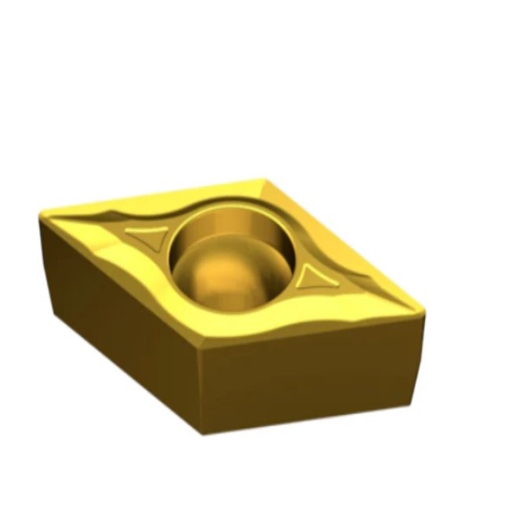 (pack Of 10) Edgetech Dcmt11t304-Bf Et801 Positive Carbide Turning Inserts