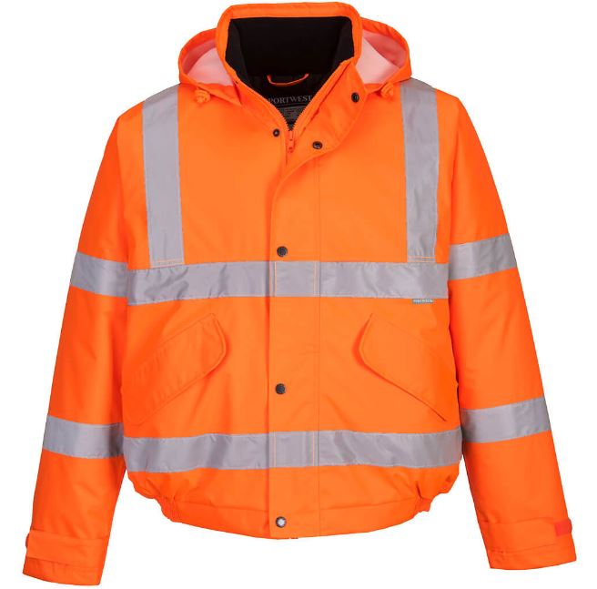 S463 Small Yellow Hi Vis Bomber Jacket