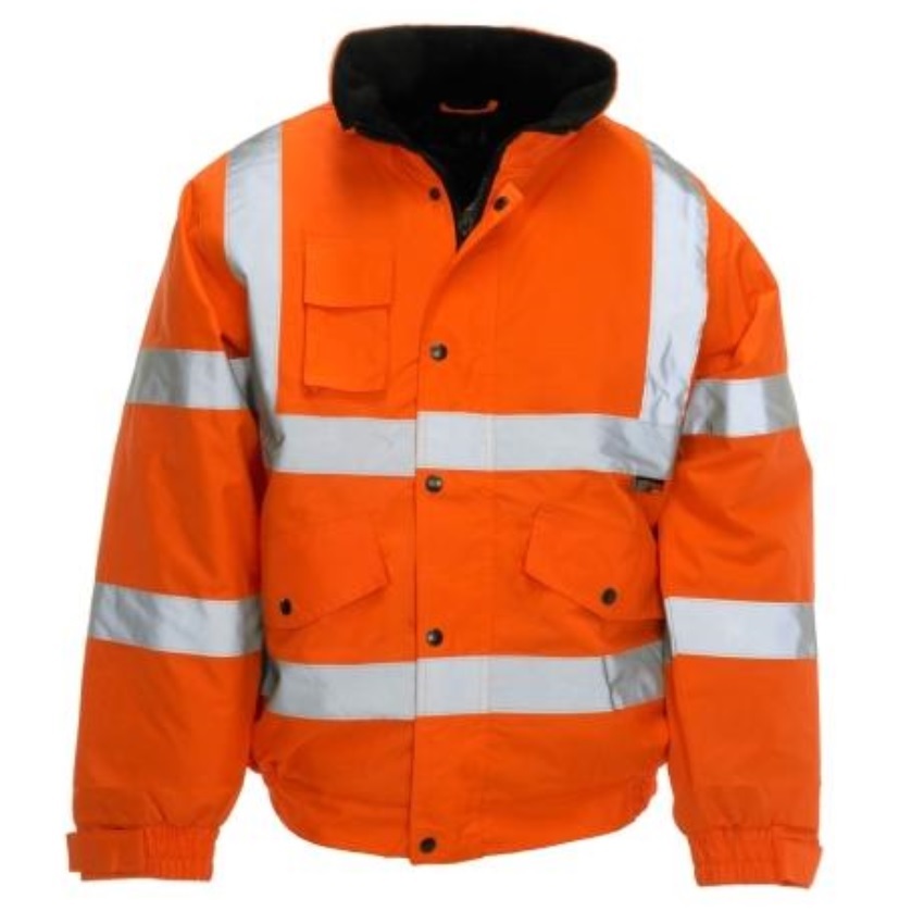 Warrior Xxlarge Orange Hi Vis Ris-3279-Tom Standard Bomber Jacket