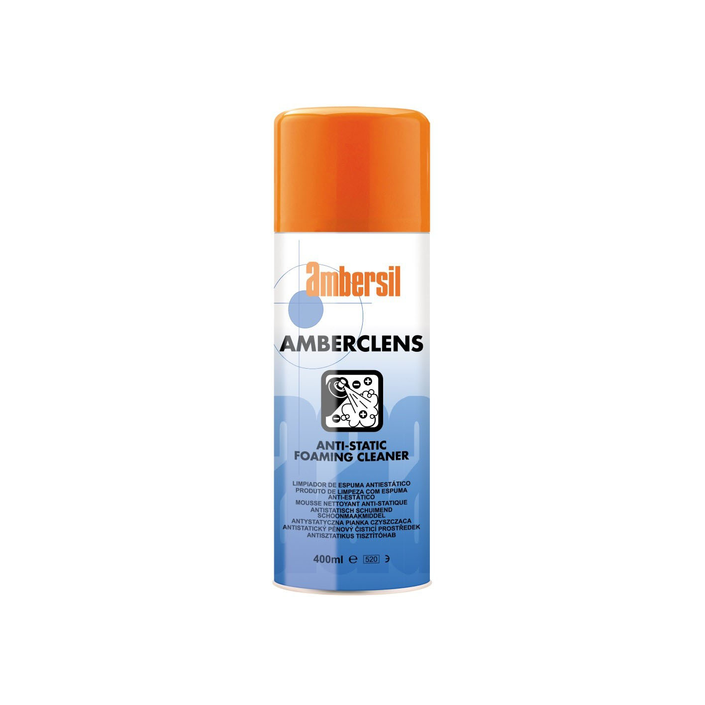 400ml Ambersil Amberclens Anti Static Foaming Cleaner