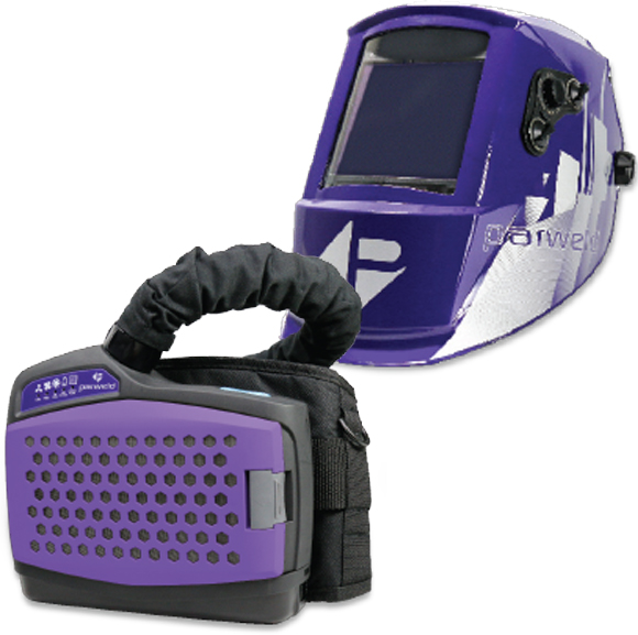 Parweld Xr940a Light Reactive Welding Grind Helmet c/w Clean Air Respiratory